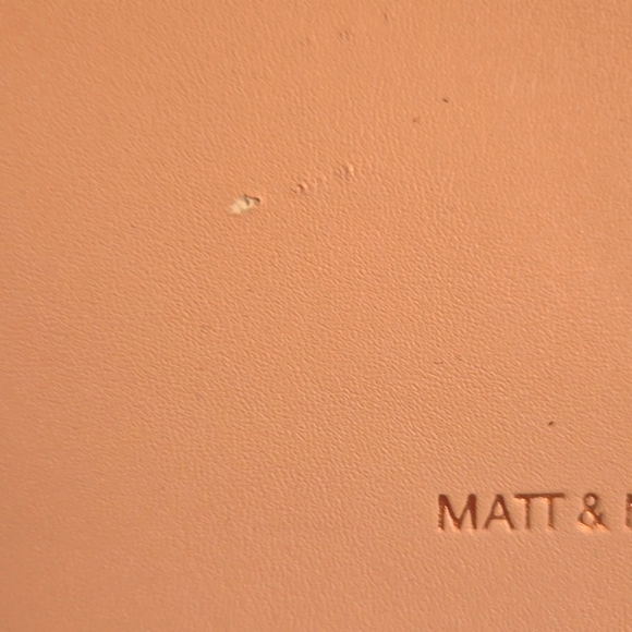 Matt & Nat NWT Colton Blossom Pink Faux Leather Backpack - Picture 4 of 12